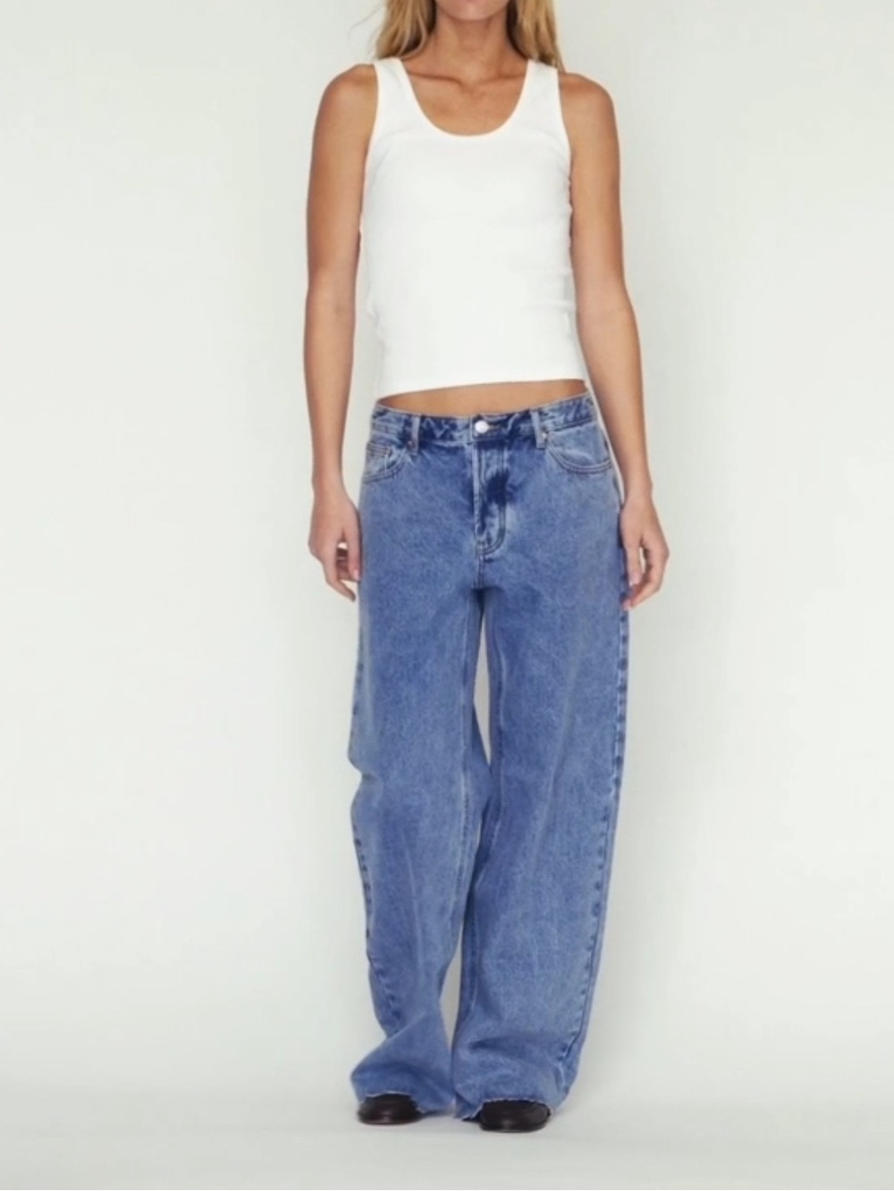 PARKE Low Rise Baggy Jeans